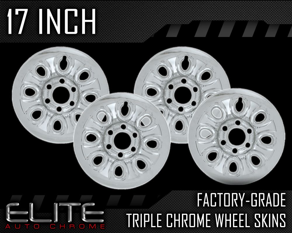 YOUR FACTORY STEEL WHEELS MUST BE AN EXACT MATCH TO THE CHROME WHEEL