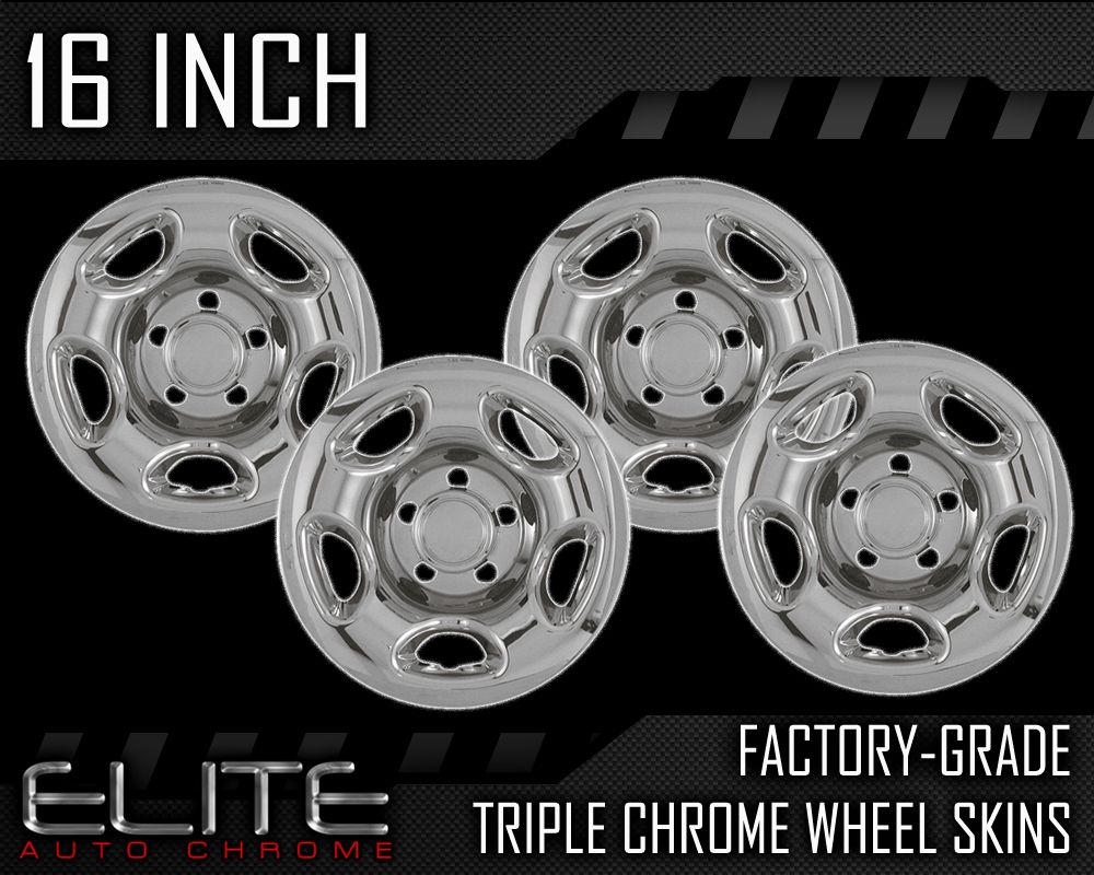 YOUR FACTORY STEEL WHEELS MUST BE AN EXACT MATCH TO THE CHROME WHEEL