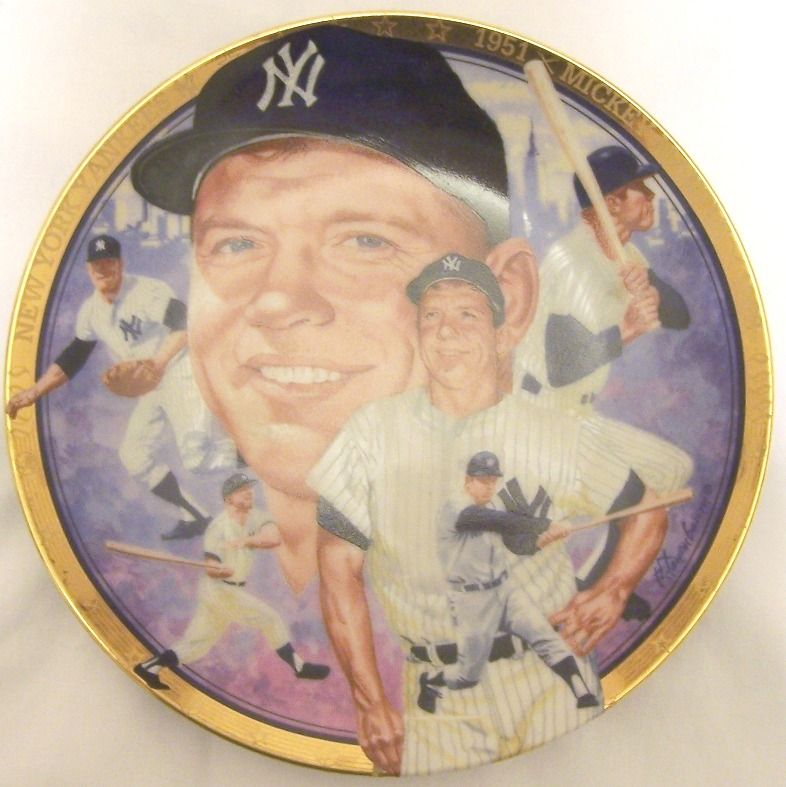 Mickey Mantle 1992 Sports Impressions Collector Plate
