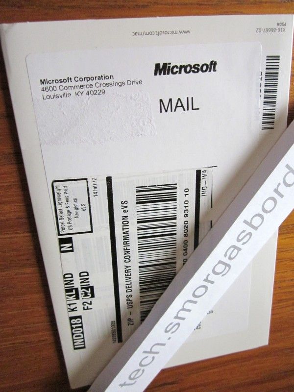 Microsoft Office for Mac Home and Business 2011 Brand New