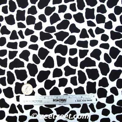 Free Spirit Giraffe Black Jungle Fever Quilt Fabric Yd