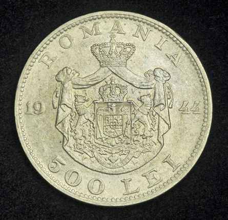1942/1944, Romania (Kingdom, Mihai I. Silver 200 + 500 Lei Coins. 2pcs