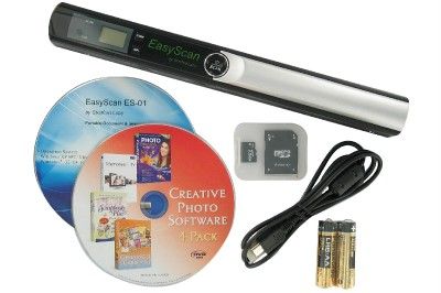 EASYSCAN MINI PORTABLE SCANNER + 2GB MICRO SD CARD & READER + SOFTWARE