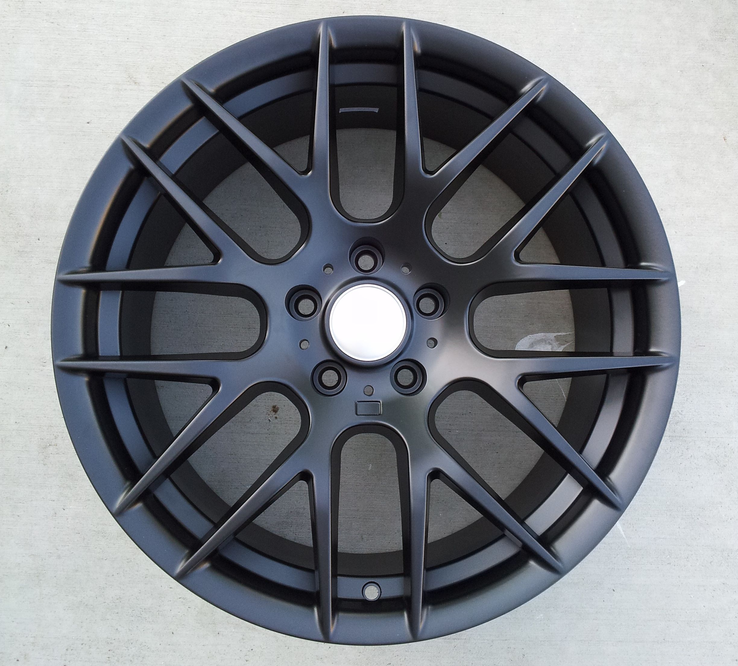 19 Acura TL 2009 Up Staggered Alloy Wheels Rims Matte Black Color Set