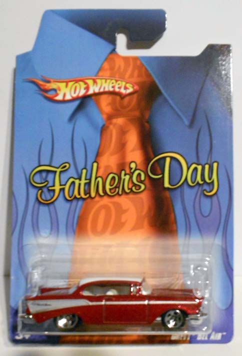 Hot Wheels 2008 Seasonal Fathers Day Chevy Bel Air Mint on Card