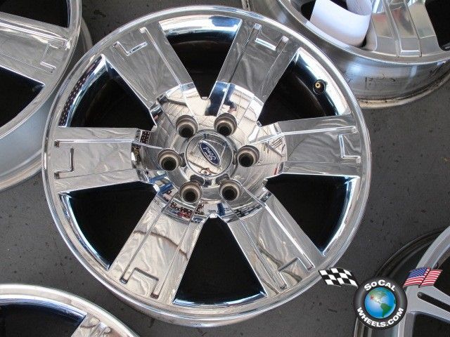One 07 10 Ford Expedition Factory 20 Chrome Clad Wheel Rim 3659 9L14