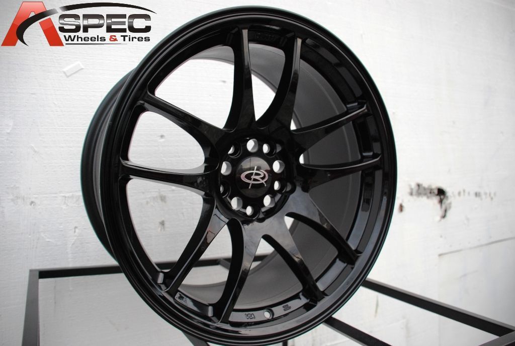 Rota Torque 18x9 5 5x114 3 ET28 Yamaha Black Wheels