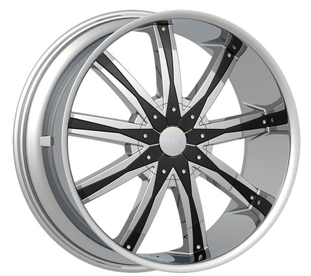  5x127 5x135 Chrome Black Rims Wheels 24 Tahoe Blazer Caprice
