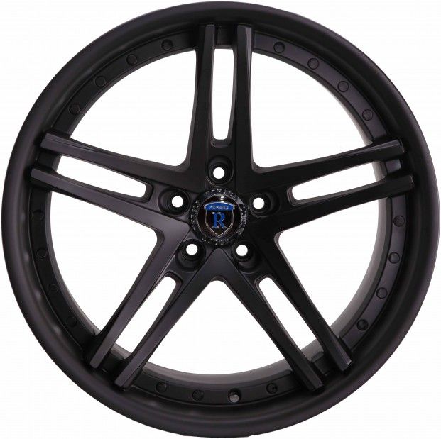 19 Rohana Staggered Wheels 5x114 3 Matte Black Rim Fits Nissan 350Z