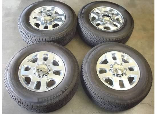18 Chevy Silverado 2500HD Wheels Rims Tires 11 12 2500 3500 HD GMC