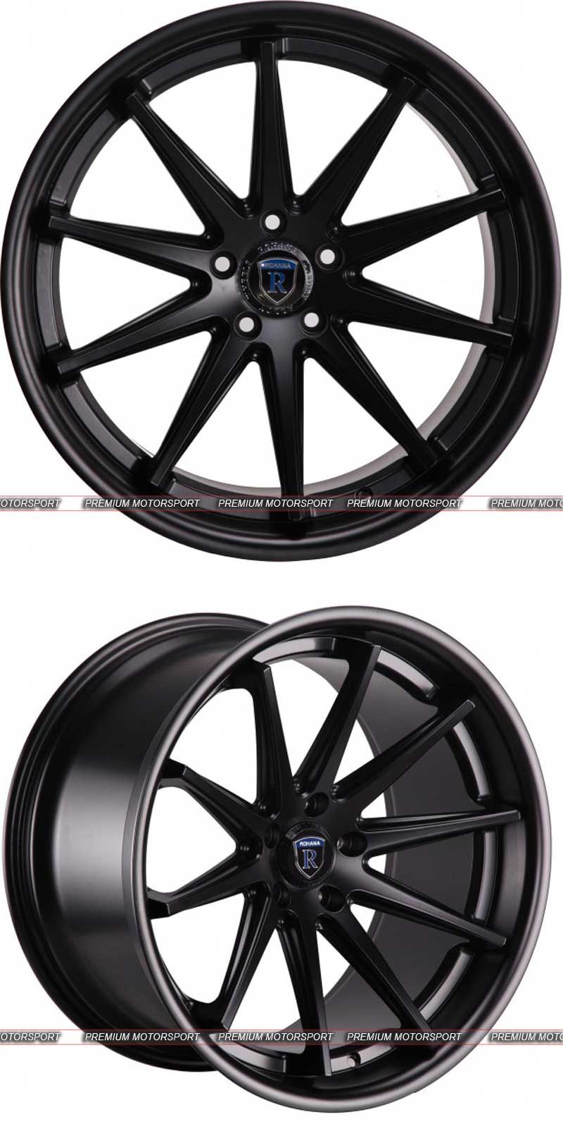 E320 E350 E500 E550 E55 Rohana RC10 Black Concave Wheels Rims