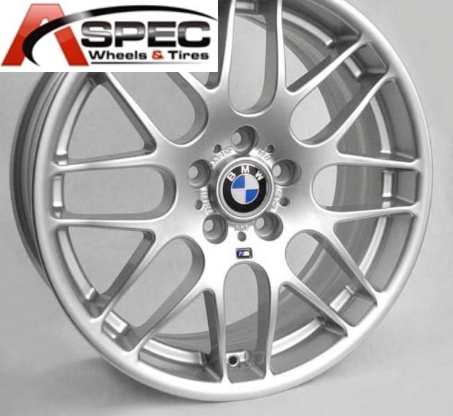 19 Wheels Tires Packages CSL Style Silver Rim Fit BMW E46 E90 M3 325