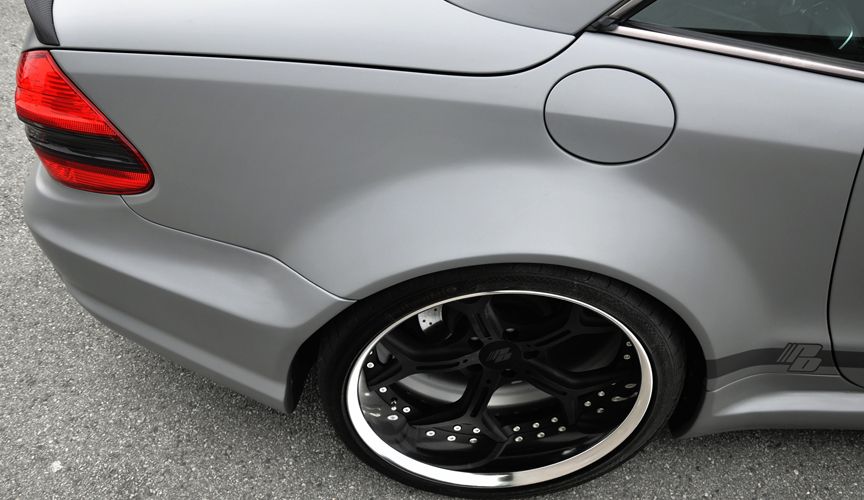 Mercedes SL R230 AMG Widebody Facelift Conversion and Prior PR1 Wheels