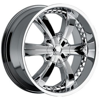 20x9 Cattivo Wheels 726 5x135 139 7 ET10 Chrome 1 New Rim