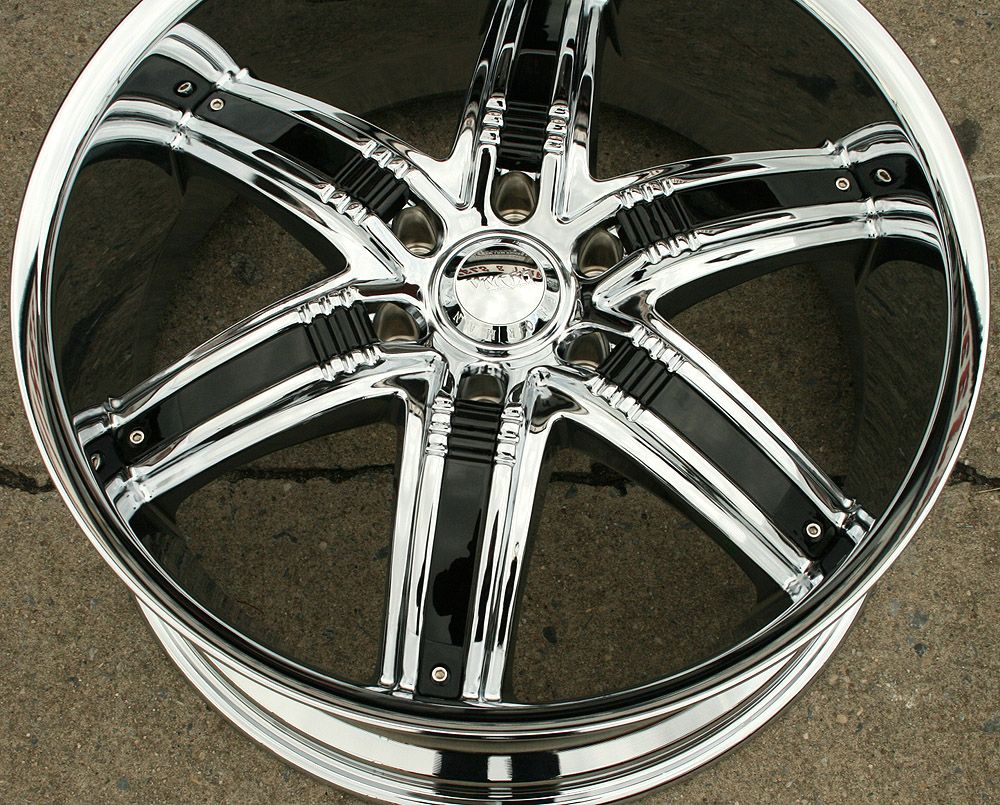 Viscera 777 22 Chrome Rims Wheels Hummer H3 06 10 22 x 9 5 6H 15