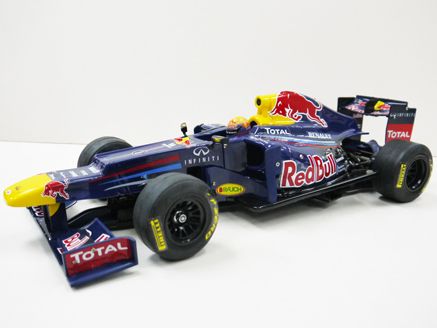 10 RTR 2012 F1 Red Bull RB8 Vettel Lexan Prepainted RC Body for F104