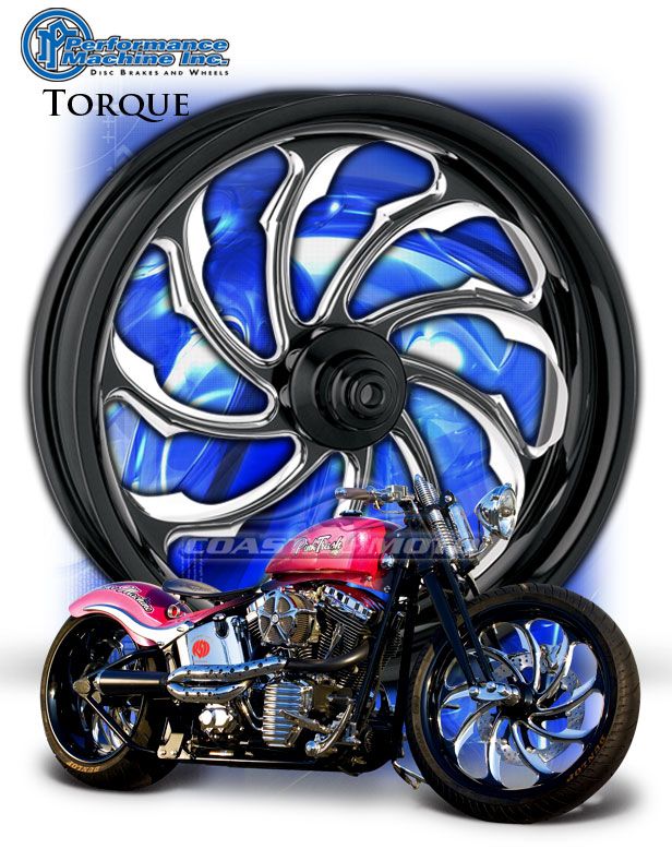PM Performance Machine Torque Motorcycle Wheel Harley Streetglide