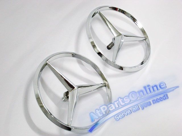 Auto Pro. Mud Flaps Mercedes Star Logo Emblem W107 W108 W114/8 W115