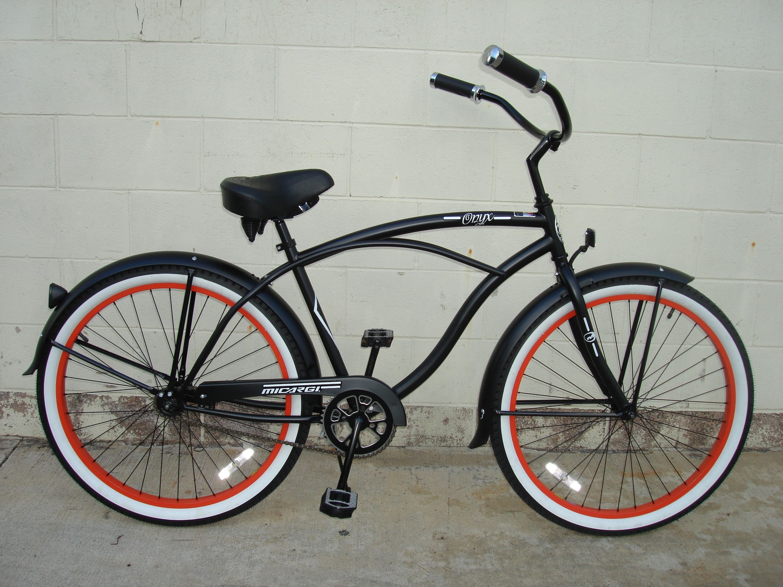 26 Beach Cruiser Bicycle Bike Onyx Men Micargi Matt Black