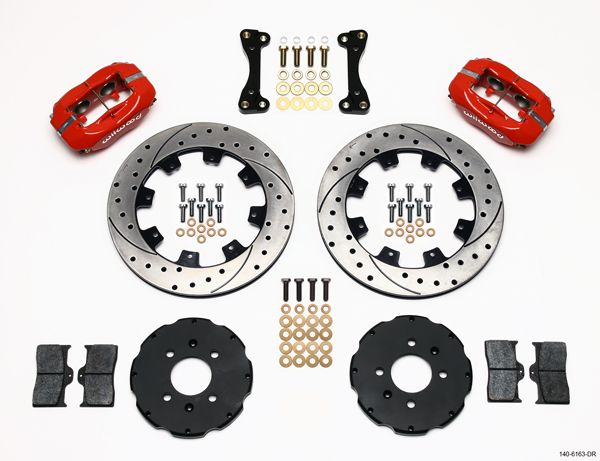 Wilwood Disc Brake Kit Complete Honda Acura 12 Red DRL