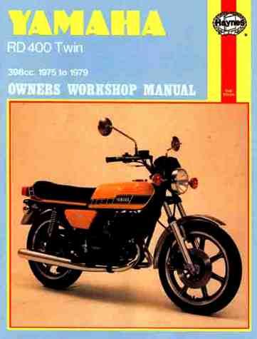 Yamaha RD400 Twin Repair Shop Service Manual 1975 1976 1977 1978 1979