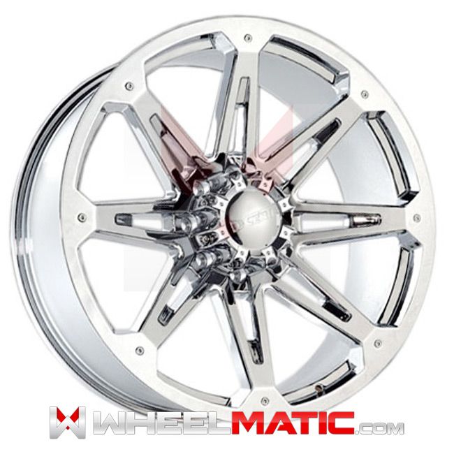 22 8x165 Dcenti DW901 Chrome Wheels Rims Well Beat Any Price