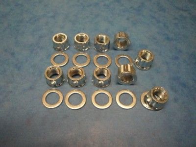 Triumph BSA Cylinder Base Nut Set T150 T160 Trident Hurricane Rocket 3