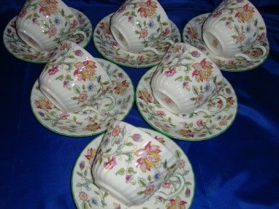 Superb Minton Haddon Hall Tea Cup s Saucer S