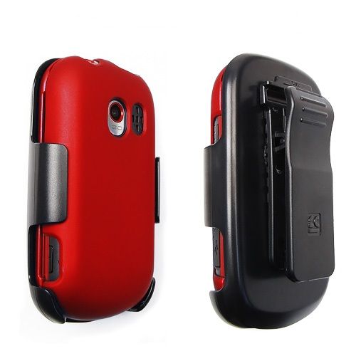 LG EXTRAVERT VN271 VERIZON CASE AND HOLSTER COMBO W/ SWIVEL BELTCLIP