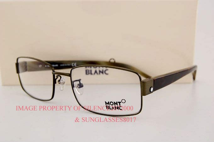 New Mont Blanc Eyeglasses Frames 257 093 Bronze Men