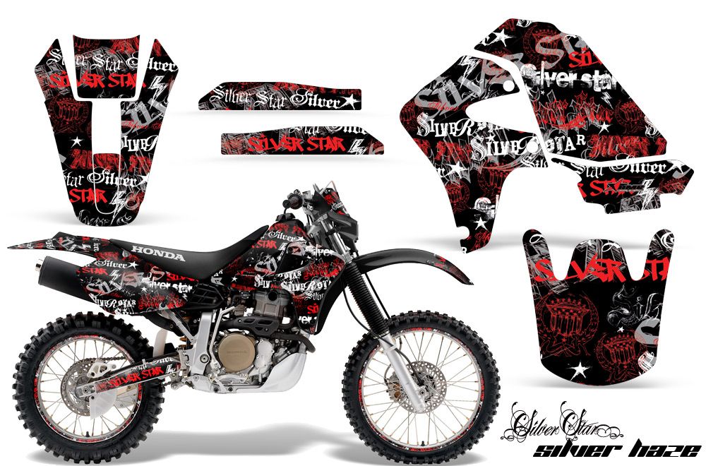 Kit includes graphics for Shrouds(2) Fuel Tank(2), Fenders(front/rear