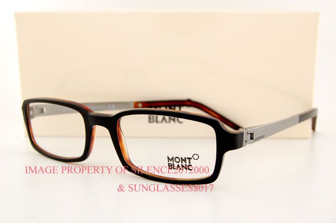 New Mont Blanc Eyeglasses Frames 307 005 Black for Men