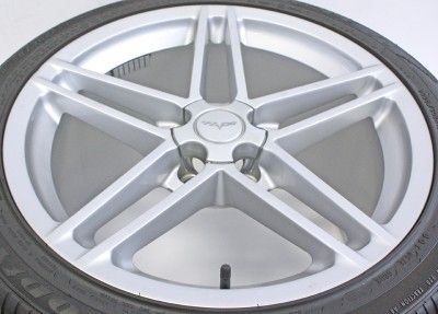 Corvette Z06 18 19 Wheels Factory Rims Silver