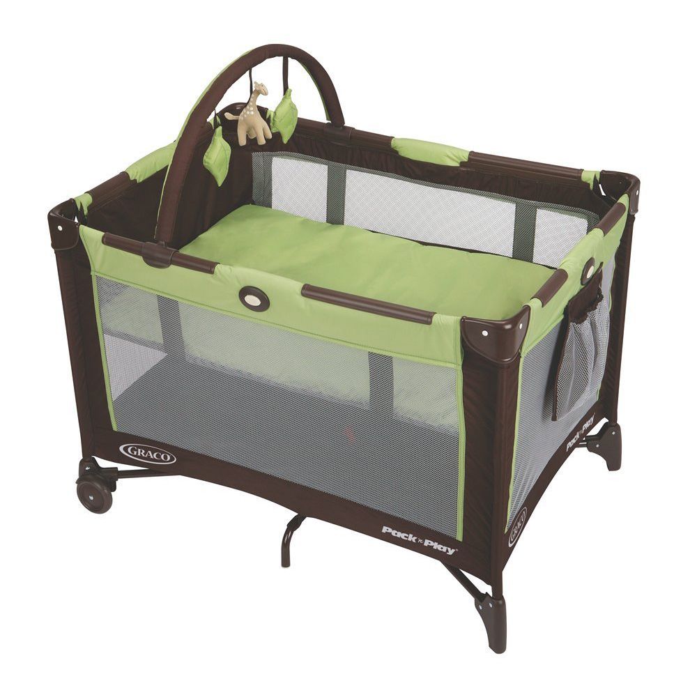 Graco Pack N Play on The Go Travel Playard Go Green