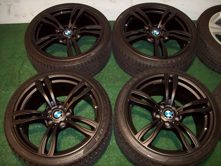 F10 M5 Style Matte Black Wheels E46 E90 E92 E93 325 328 330 335