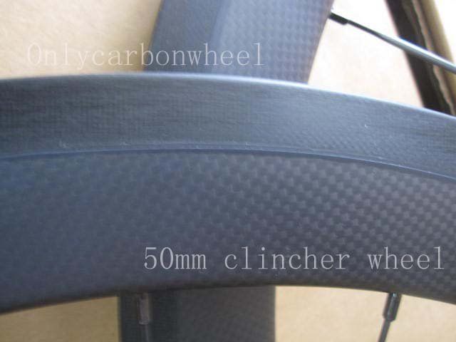  50mm Clincher Wheel Carbon Bicycle Wheel