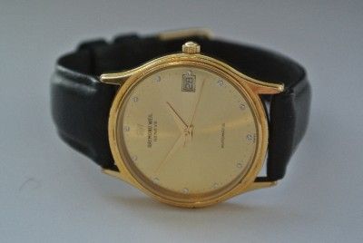 Raymond Weil Geneve 18K Gold #2812 32MM Date Gems Automatic