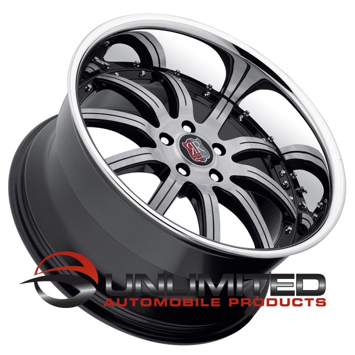 19 MRR RW3 Black Chrome Wheels Rims Fit Lexus ES GS LS RX SC300 sc400