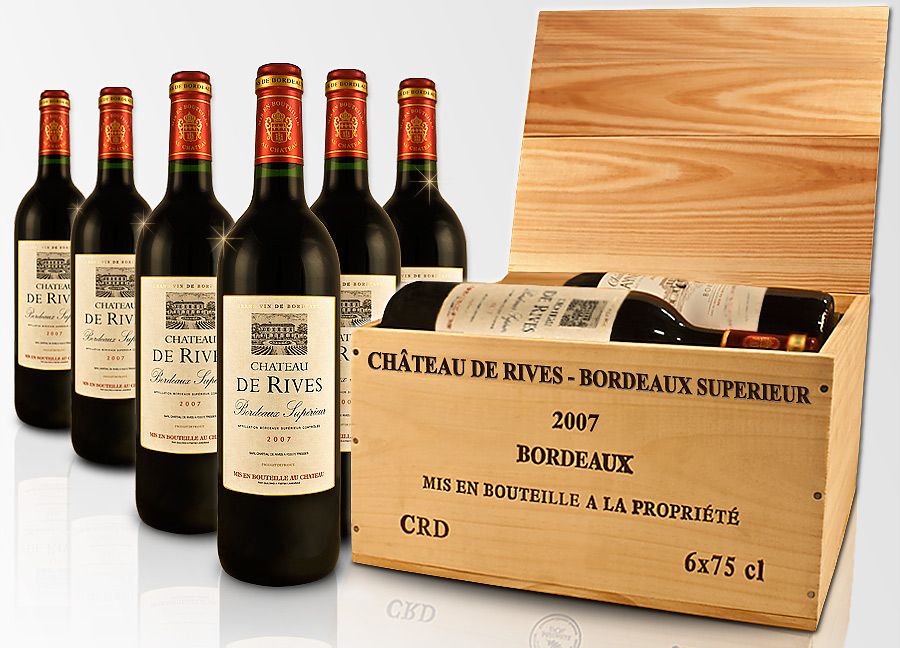 Bordeaux   Château de Rives Superieur 2007 Rotwein Frankreich