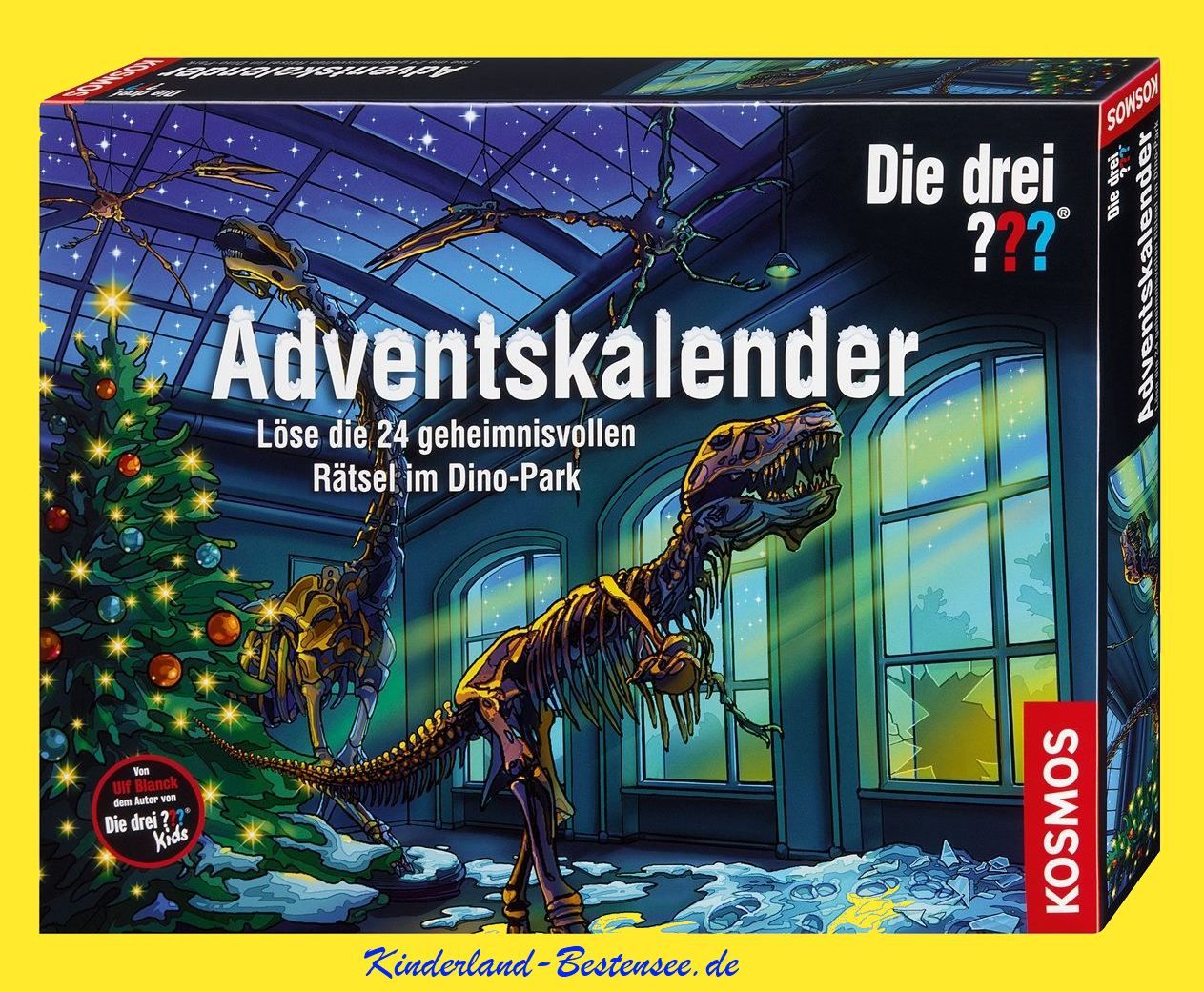 ADVENTSKALENDER*KOSMOS 2012*DIE DREI ???*RÄTSEL IM DINOPARK*OVP