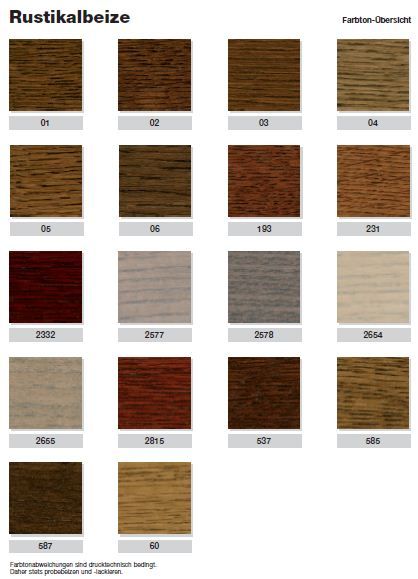 Clou Rustikalbeize 1L verschiedene Farben CLOU Holz Lasur Farbe Beize