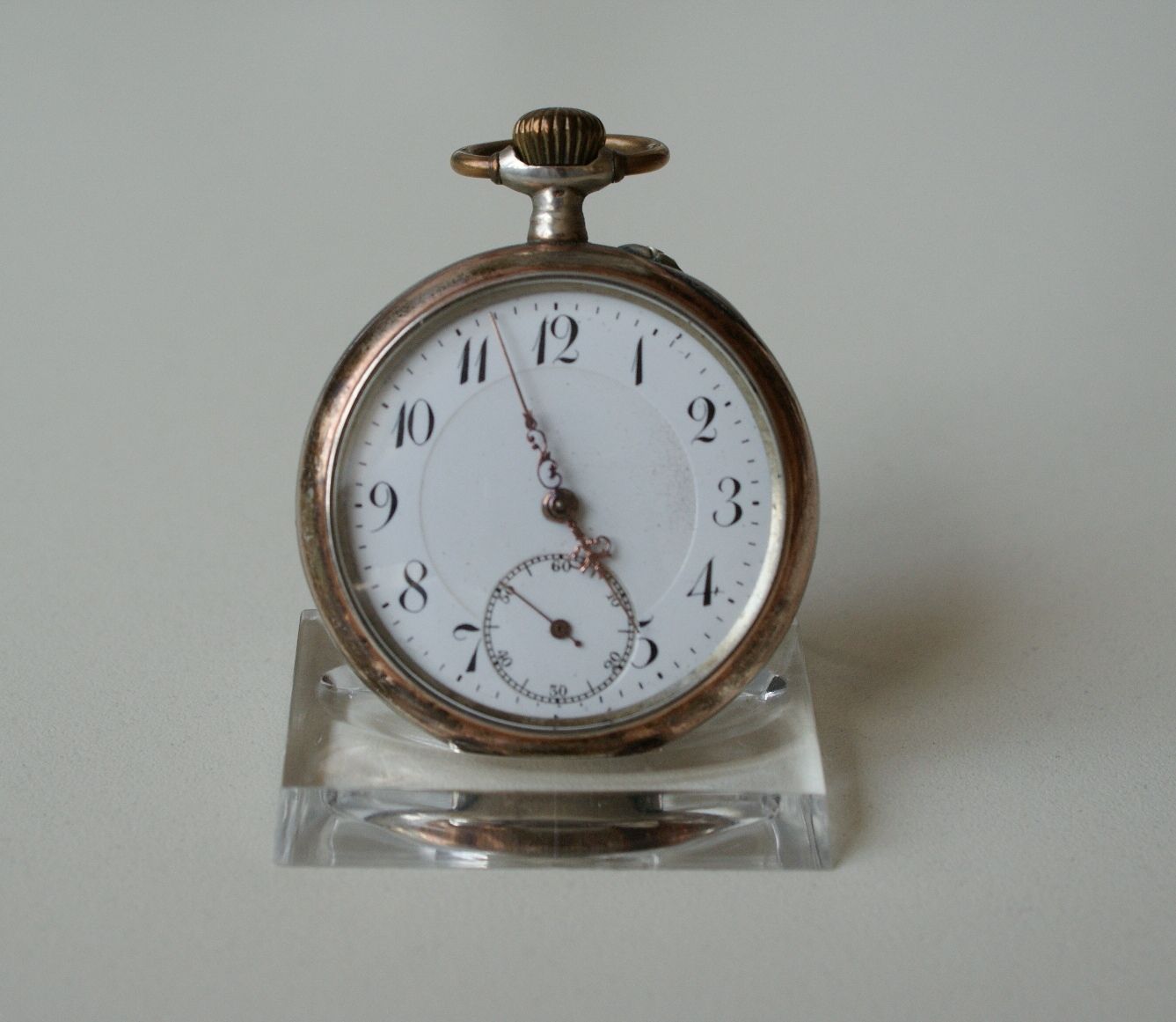 Taschenuhr Pocketwatch 800er Silber Cylinder 10 Steine