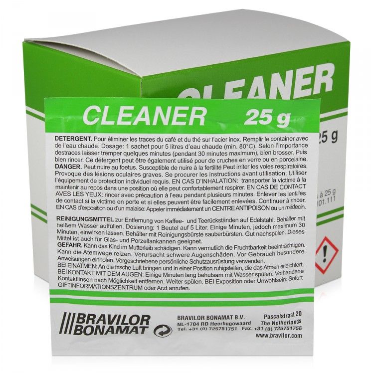 27,07 EUR/kg) Bravilor Bonamat Cleaner   Pulver 15x25g