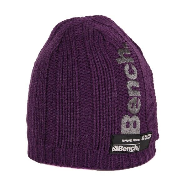 Bench KIDS Eclipse Beanie Mütze lila violet grape Royal +Logosticker