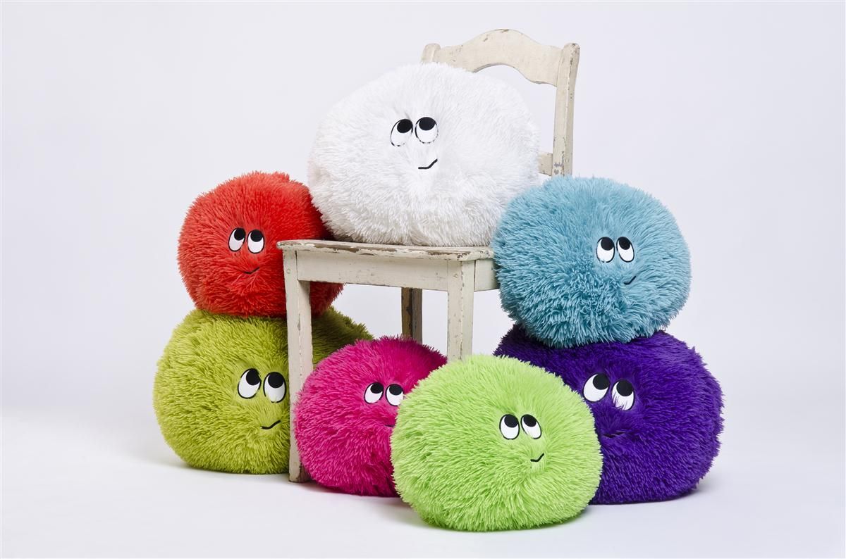 Culto FLAUSCHN Kuschelkissen Kuscheltier Kissenmonster Flauschi Kiwi