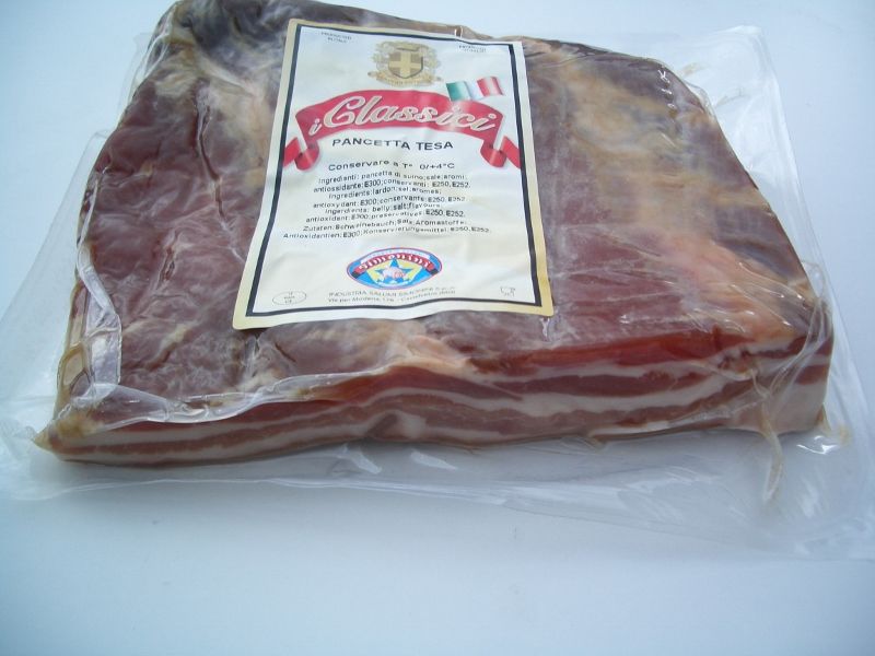 SIMONINI 650g ITALIENISCHE PANCETTA AFFUMICATA RÄUCHERBAUCH 10,49