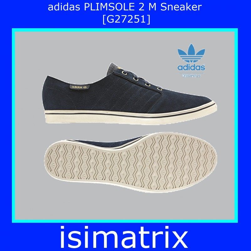 adidas ORIGINALS PLIMSOLE 2 M Freizeitschuhe Sneaker Leder dunkelblau