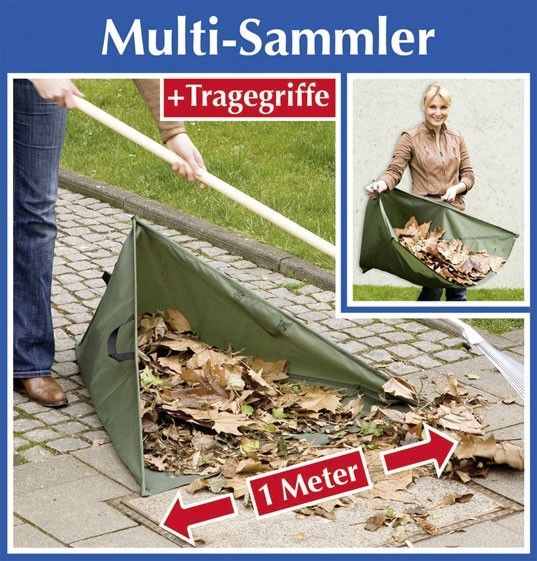 Laubsammler Laubsack Gartenabfallsack Gartensack Gartentasche