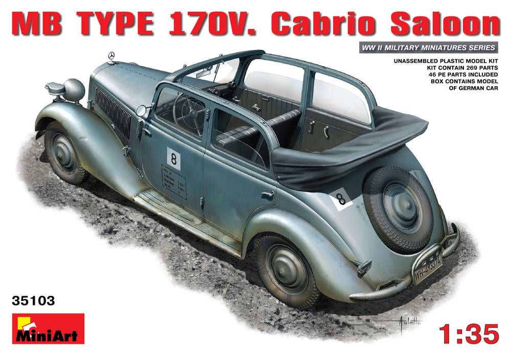 35 Mercedes Benz 170V Stabswagen von MiniArt 35103