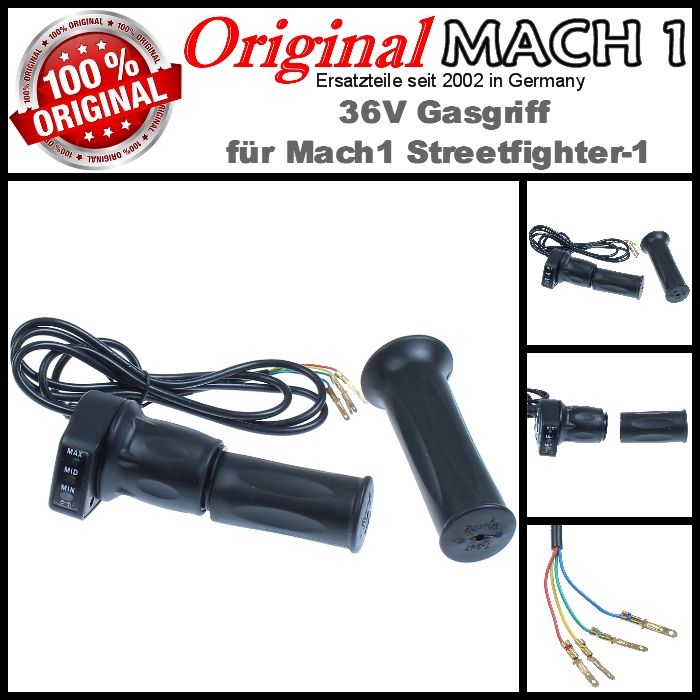 36V Gasgriff für Mach1 Elektro E Scooter mit LED für Modell